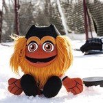 Bleacher Creatures Philadelphia Flyers Gritty 8" Kuricha Sitting Plush - Soft Chibi Inspired Mascot