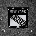 Rico Industries NHL New York Rangers Chrome Finished Auto Emblem 3D Sticker