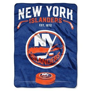 Northwest NHL New York Islanders Raschel Throw Blanket, 60" x 80", Inspired