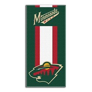 Northwest NHL Minnesota Wild Beach Towel, 30" x 60", Zone Read