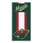 Northwest NHL Minnesota Wild Beach Towel, 30" x 60", Zone Read