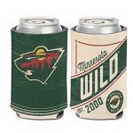 Minnesota Wild Can Cooler Vintage Design