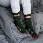 For Bare Feet NHL Minnesota Wild 4 Stripe Deuce Crew Sock Team Color YOUTH