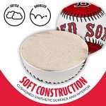 Franklin Sports Boston Red Sox MLB Team Baseball - MLB Team Logo Soft Baseballs - Toy Baseball for Kids - Great Decoration for Desks and Office