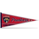 Rico Industries NHL Hockey Florida Panthers Classic 12" x 30" Felt Wall Décor Pennant - Great for Home/Bed Room/Man Cave Décor