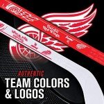 Franklin Sports Detroit Red Wings NHL Mini Hockey Stick Set - NHL Team Knee Hockey Stick and Ball Set - Two Players - Great Toy for Kids