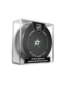 Dallas Stars Official Game Hockey Puck with Holder