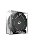 Dallas Stars Official Game Hockey Puck with Holder