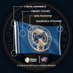 Desert Cactus Columbus Blue Jackets Flag NHL 100% Polyester Indoor Outdoor 3x5 feet National Hockey League Team Flags (Flag A)