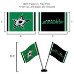 WinCraft Dallas Stars Desk and Table Top Flags