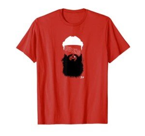 Brent Burns: Carolina Beard - Carolina Hockey T-Shirt