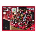 YouTheFan NHL Carolina Hurricanes Purebred Fans 500pc Puzzle - A Real Nailbiter