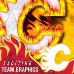 Franklin Sports NHL Calgary Flames Hockey Goalie Face Mask - Goalie Mask for Kids Street Hockey - Youth NHL Team Street Hockey Masks