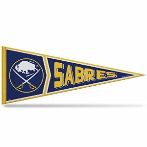 Rico Industries NHL Hockey Buffalo Sabres Retro 12" x 30" Felt Wall Décor Pennant - Great for Home/Bed Room/Man Cave Décor