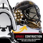 Franklin Sports unisex adult Franklin Sports Boston Bruins NHL Team Logo Mini Hockey Goalie Mask with Case Collectible Goalie M, Multicoloured, One Size US