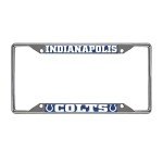 FANMATS 17214 Indianapolis Colts Chrome Metal License Plate Frame, Team Colors, 6.25in x 12.25in
