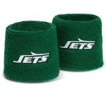 Franklin Sports New York Jets NFL Kids Wristbands - Youth NFL Team Logo Wristbands - Nylon Sweatbands for Kids - Great for Football Fan Costumes + Uniforms - Pair