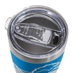 Rico Industries NFL Football Detroit Lions 20oz Stainless Steel Tumbler with Lid - Great For Coffee, Tea, Water or Cocktails