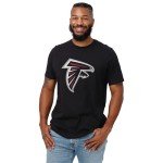 FOCO Men's Standard NFL Team Logo Short Sleeve T-Shirt, Black, Large