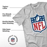 FOCO Men's Standard NFL Team Logo Short Sleeve T-Shirt, Black, Large