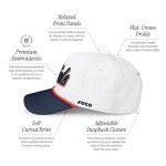 FOCO Men's New England Patriots Cap NFL Team Logo Monty Script Marquee RF Hat, White