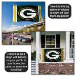 WinCraft Green Bay Packers Large 3x5 Flag