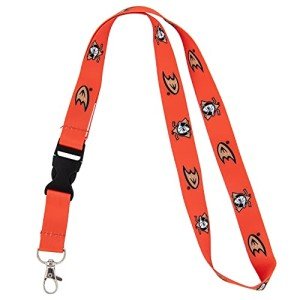 Desert Cactus Anaheim Ducks Lanyard NHL National Hockey League Car Keys ID Badge Holder Keychain Detachable Breakaway Snap Buckle (Lanyard 2 - Orange)