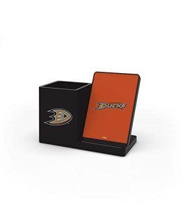 SOAR NHL Wireless Charger and Desktop Organizer, Anaheim Ducks