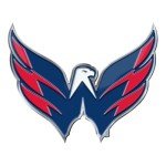 FANMATS 60505 - NHL - Washington Capitals Embossed Color Emblem | Capitals Wordmark Logo