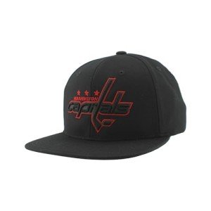 ZHATS Standard NHL Officially Licensed Adjustable Snapback Hat Flat Bill Z11 Black Element, One Size