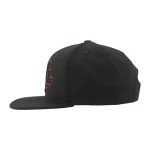 ZHATS Standard NHL Officially Licensed Adjustable Snapback Hat Flat Bill Z11 Black Element, One Size