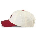 AMERICAN NEEDLE Washington Capitals NHL Blue Line Adjustable Snapback Baseball Hat, Ivory/Red (EM004A-WAC-IRED)