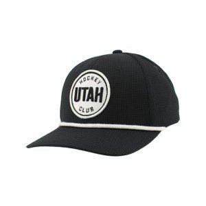 ZHATS Standard NHL Officially Licensed Rope Hat Snapback Backspin Contrast, Black, One Size