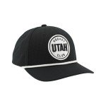 ZHATS Standard NHL Officially Licensed Rope Hat Snapback Backspin Contrast, Black, One Size