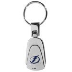 NHL Tampa Bay Lightning Unisex Siskiyou SportsSteel Teardop Key Chain, Metal, One Size