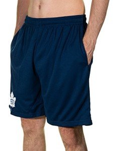 Calhoun NHL Men's Team Logo Air Mesh Shorts (Toronto Maple Leafs, Large)