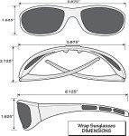 Siskiyou Sports NHL St. Louis Blues Wrap Sunglasses, Blue, One Size (2HSG15)