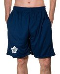 Calhoun NHL Men's Team Logo Air Mesh Shorts (Toronto Maple Leafs, Large)