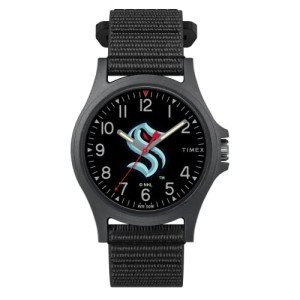 Timex Men's NHL Pride 40mm Watch – Seattle Kraken with Black FastWrap Strap
