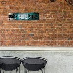 Rico Industries HSN9101 Plastic Street Sign , San Jose Sharks