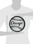 Amscan Chicago White Sox Round Plates, 9", Pack of 18