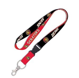 WinCraft NHL Ottawa Senators Lanyard with Detachable Buckle, 3/4"