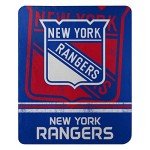 Northwest NHL New York Rangers Unisex-Adult Fleece Throw Blanket, 50" x 60", Fade Away