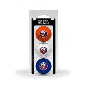 Team Golf NHL New York Islanders 3 Golf Ball Pack Regulation Size Golf Balls, 3 Pack, Full Color Durable Team Imprint