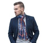 Littlearth Unisex-Adult NHL New York Islanders Plaid Crinkle Scarf, Team Color, 70 x 25