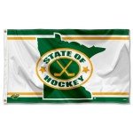 WinCraft Minnesota Wild State of Hockey 3x5 Feet Banner Flag