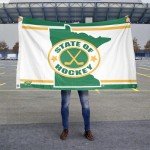 WinCraft Minnesota Wild State of Hockey 3x5 Feet Banner Flag