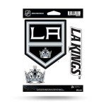 Rico Industries NHL Los Angeles Kings Triple Spirit Stickers Triple Sticker Sheet, 8 x 5.75