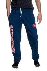 NHL Men's Premium Fleece Official Team Sweatpants (Montreal Canadiens, Medium)