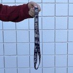 Desert Cactus Los Angeles LA Kings NHL National Hockey League Car Keys ID Badge Holder Lanyard Keychain Detachable Breakaway Snap Buckle (Lanyard 1 - Black)